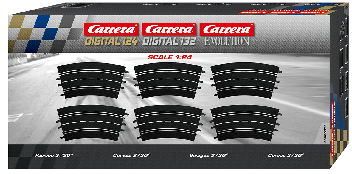 20573 Kurve 3/30 Grad - 1 Pkg.-carrera-slotcar-rennbahn.at