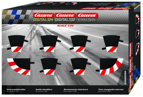 20590 InnenRandstreifen für Kurve 1/30 Grad - 1 Pkg.-carrera-slotcar-rennbahn.at