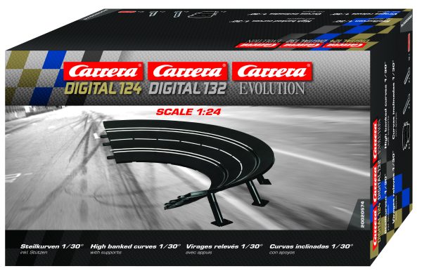 20574 Steilkurve 1/30 Grad - 1 Pkg.-Carrera-slotcar-rennbahn.at