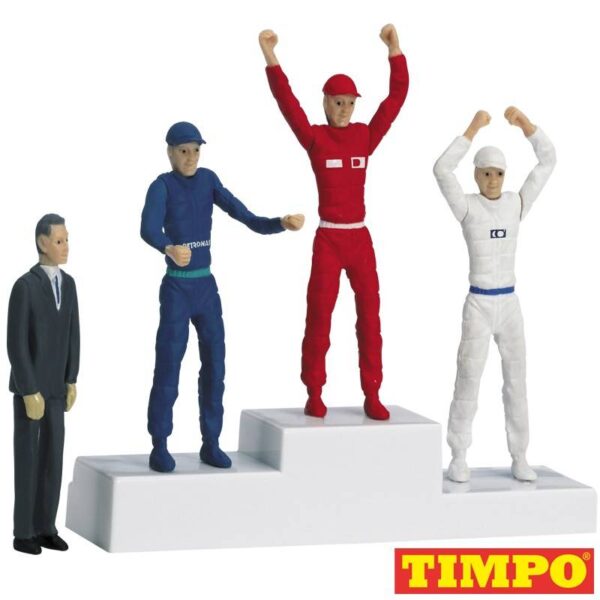 21121 Carrera Gebäude & Figuren TIMPO® Siegerpodest mit Figuren