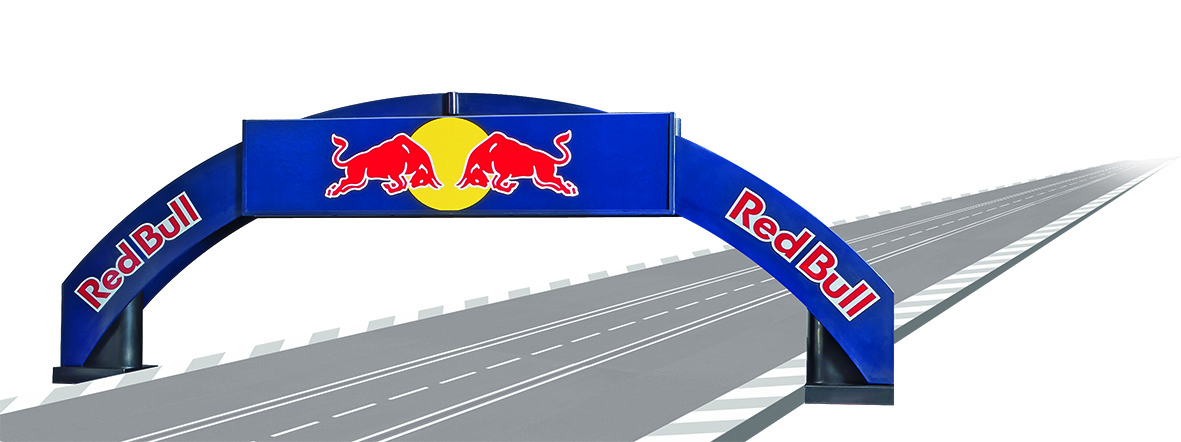 21125 Carrera Rennbogen "Red Bull Bogen"