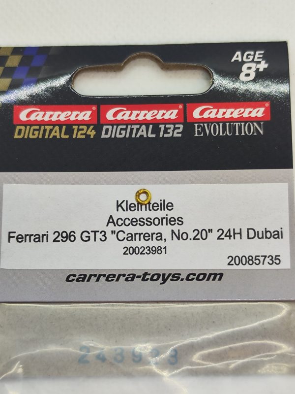 85735 (051) Kleinteile Carrera Digital 124 - Ferrari 296 GT3 "Carrera, No.6" 24H Dubai - 23981