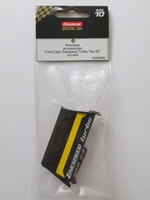85582 Kleinteile für Carrera Digital 124 23895 Ford Capri Turbo Zakspeed Turbo Mampe Ford Zakspeed Team Nr.52