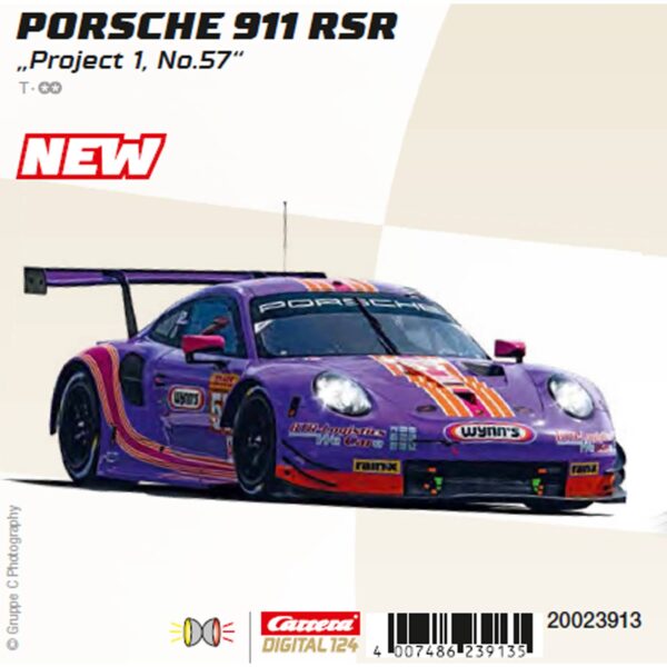 23913 voraussichtlich lieferbar 17-09-2021 Porsche 911 RSR "Project 1, Nr.57"