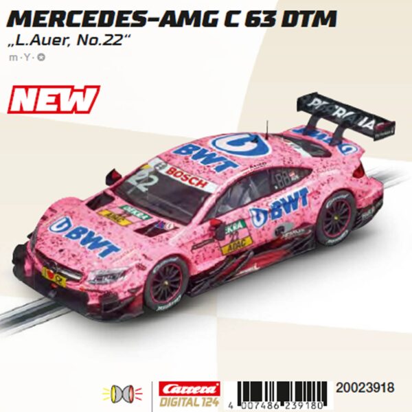 23918 Mercedes C63 AMG DTM "L.Auer, No.22"
