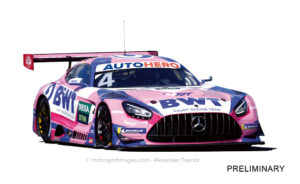 31025 Mercedes-AMG GT3 "Mercedes-AMG Team HRT, No.4" DTM