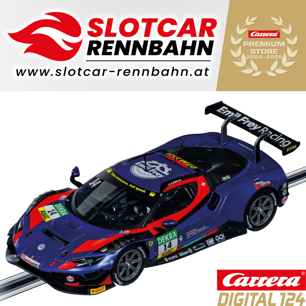 23964 Carrera Digital 124 - Ferrari 296 GT3 "Emil Frey Racing, No.14" DTM 2023