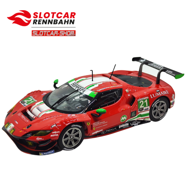 23965 Carrera D124 Ferrari 296 GT3 "AF Corse, No.21"-slotcar-rennbahn.at