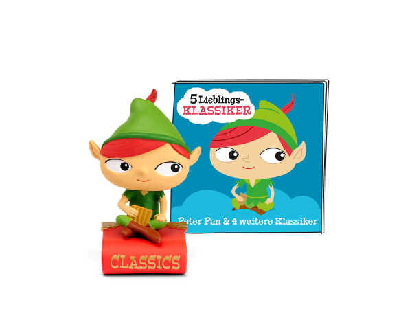 Tonies -- 5 Lieblings-Klassiker - Peter Pan und weitere Klassiker - 01-0177