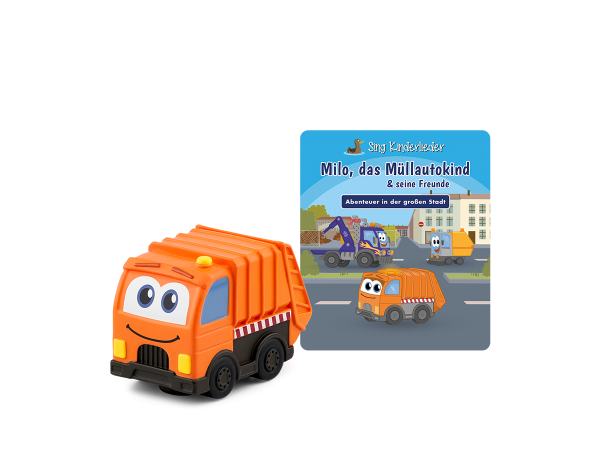 Tonies -171- Sing Kinderlieder - Milo, das Müllauto-Kind & seine Freunde - Abenteuer in der großen Stadt - 11000604