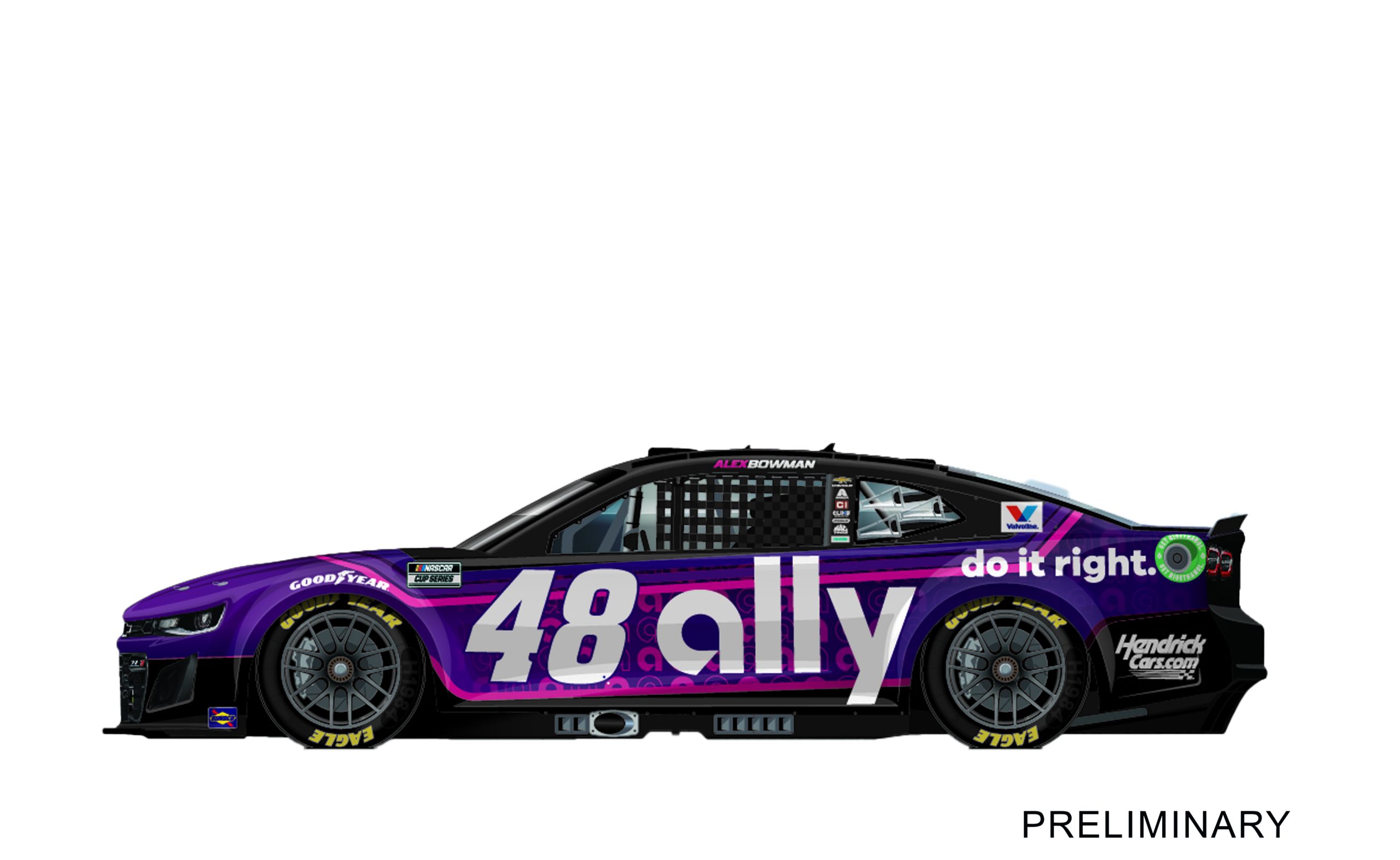 32092 Carrera Digital 132 NASCAR Camaro NextGen ZL1 'Hendrick Motorsports, Alex Bowman Nr.48 Saison 2025-slotcar-rennbahn.at