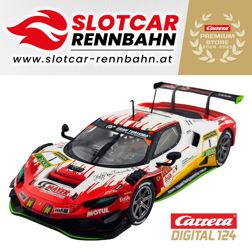 23988 Carrera Digital 124 - Ferrari 296 GT3 Frikadelli Racing, No.1 24H Nürburgring