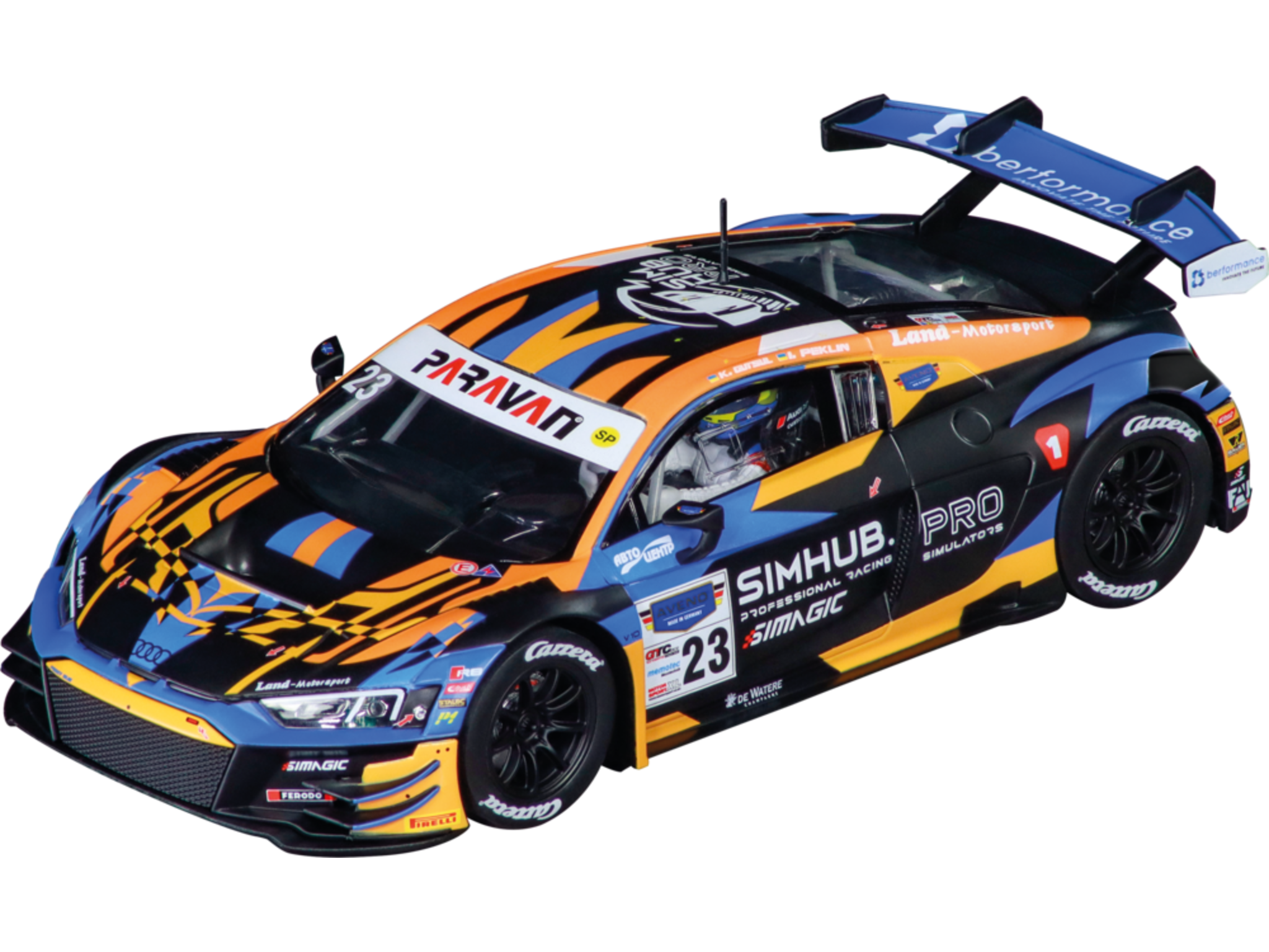 23990 Carrera Digital 124 Audi R8 LMS GT3 evo II ‘Land Motorsport, No.23’