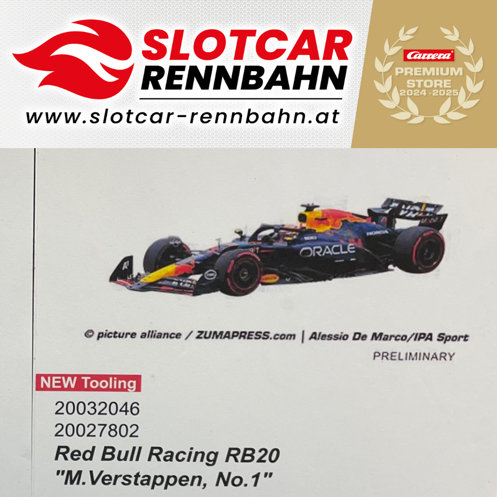 32046 Carrera Digital 132 Red Bull Racing RB20 'M.Verstappen, No.1'