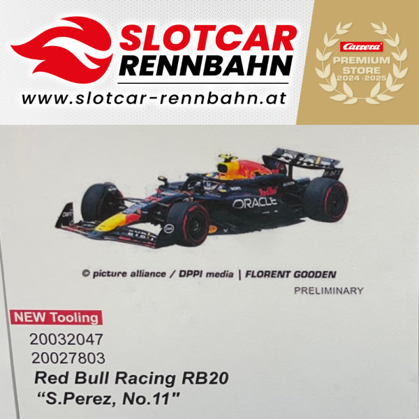 32047 Carrera Digital 132 Formel 1 Red Bull Racing RB20 'S.Perez, No.11'
