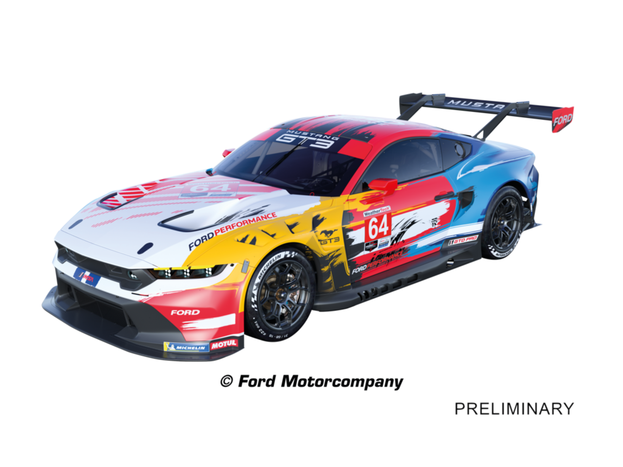 32050 Carrera Digital 132 - Ford Mustang GT3 'Champion Spirit, No.64'