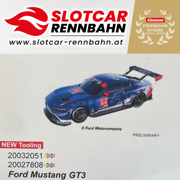 32051 Carrera Digital 132 Ford Mustang GT3 'Ford Performance, No.64'