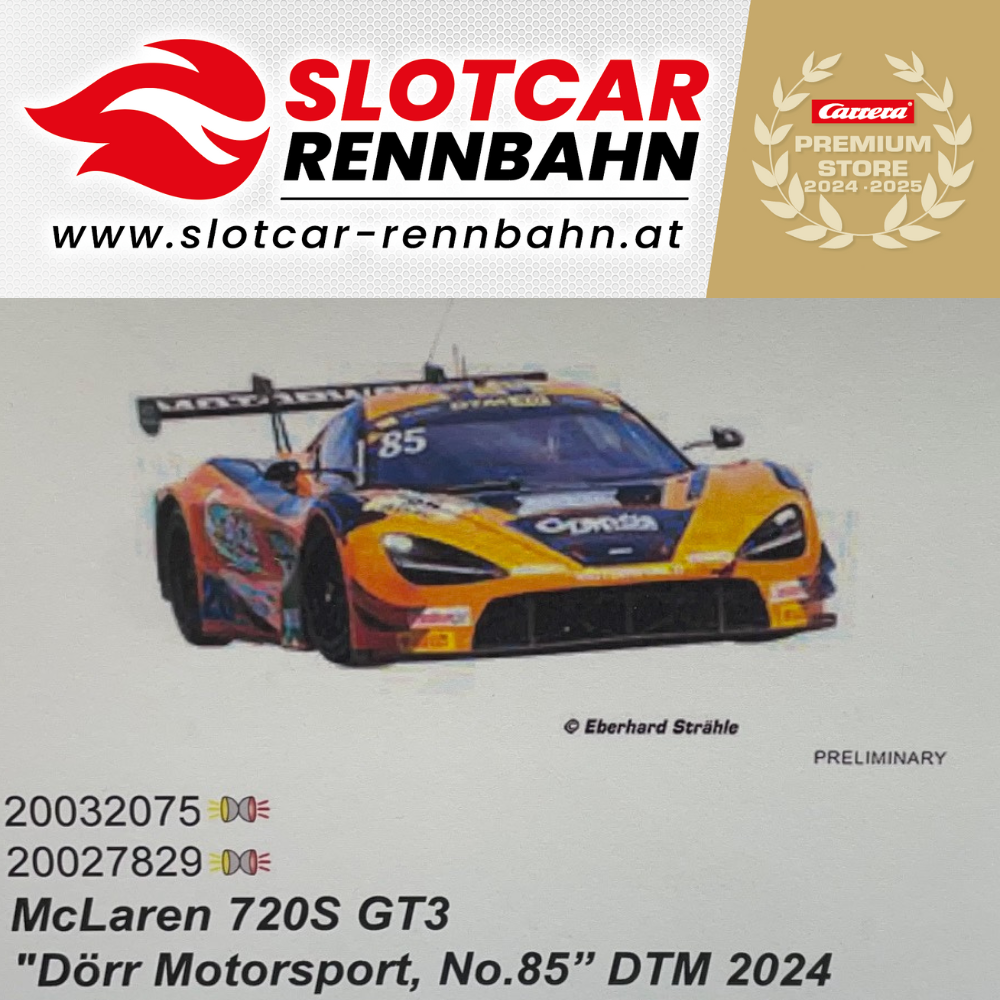 32075 Carrera Digital 132 McLaren 720S GT3 'Dörr Motorsport, No.85' DTM 2024