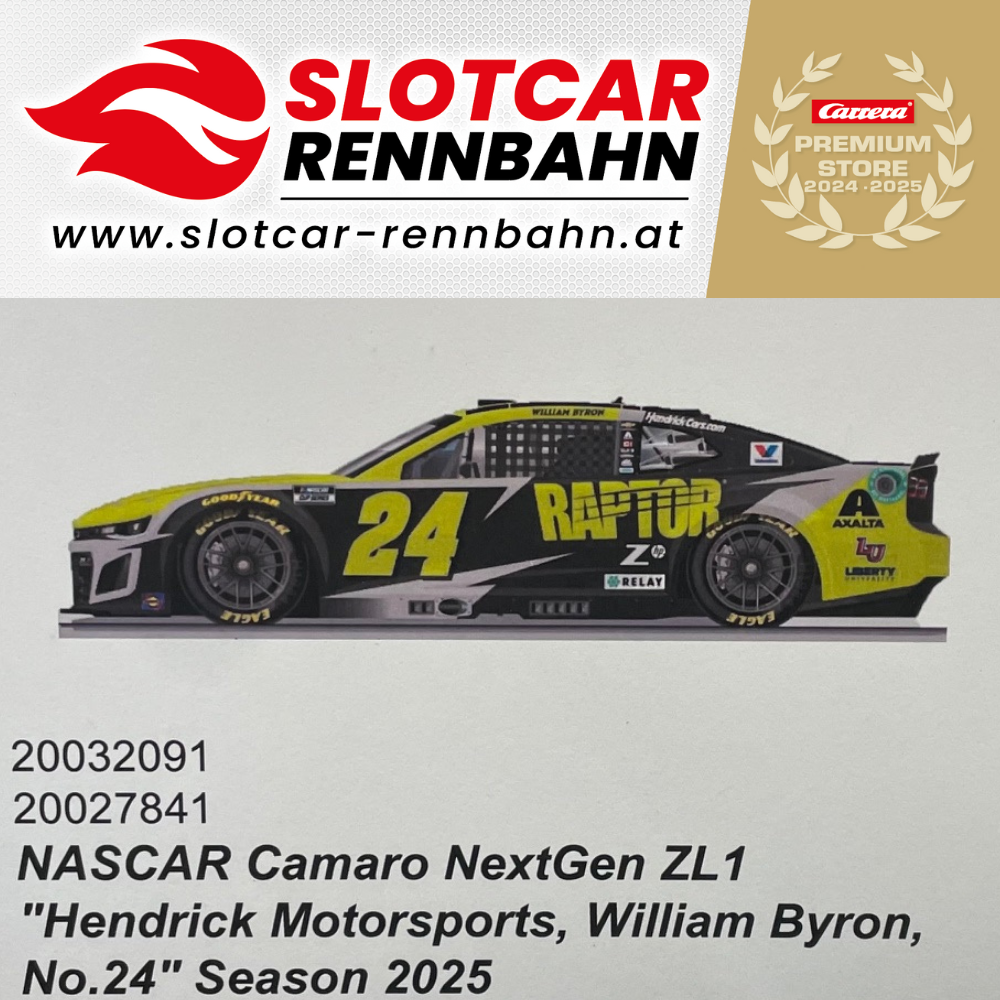 32091 Carrera Digital 132 NASCAR Camaro NextGen ZL1 'Hendrick Motorsports, William Byron Nr.24 Saison 2025