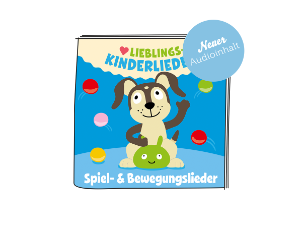 Tonies -250- Lieblings-Kinderlieder - Spiel- & Bewegungslieder (Relaunch) - 10000829