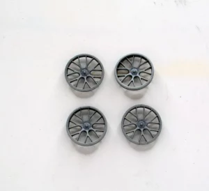 FKS043 88033siset 19,1 mm Felgeneinsatz BBS GT3 (Satz vo. + hi.) silber