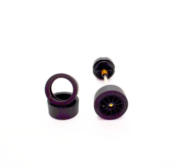 FKS052 88708 STD Frankenslot Vorderreifen Gummi Standard - Audi R8 GT3 evo II /RS 5/BMW M4 GT3/AMG C63/P991/GT Race/Corv. C7R/C8R