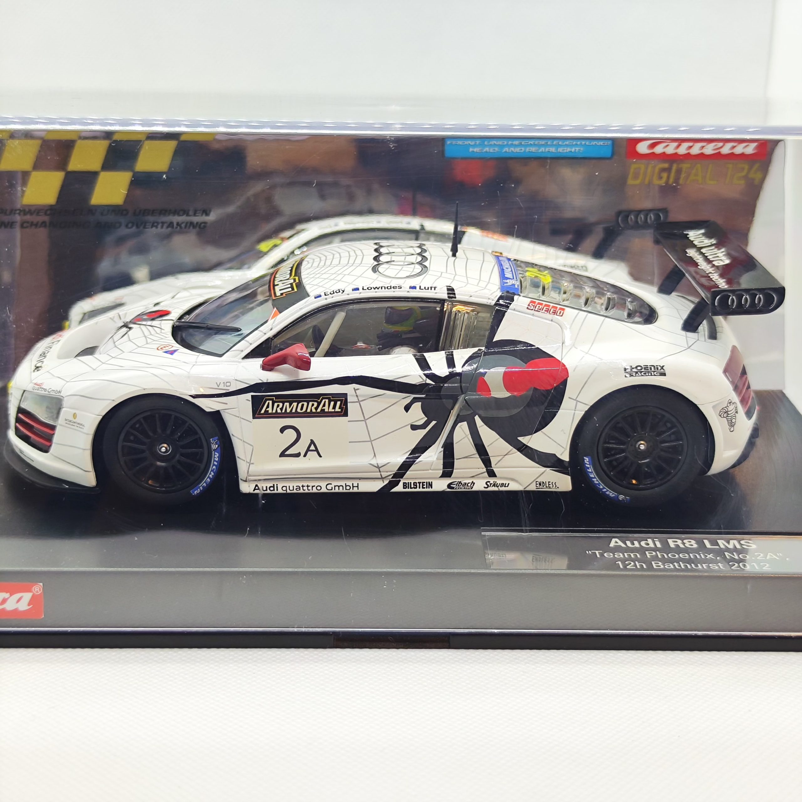 23793 Carrera Digital 124 - Audi R8 LMS Team Phoenix Nr.2A Bathurst 2012