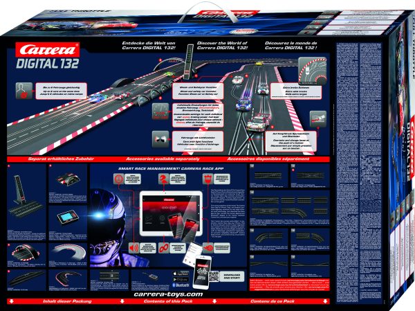 30045 Carrera Digital 132 - Full Throttle - WIRELESS Rennbahn Starterset