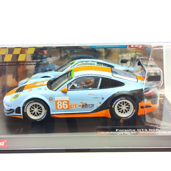 23810 Carrera Digital 124 - Porsche GT3 RSR Gulf Racing Nr.86 Silverstone 4H 2014