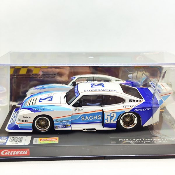 23910 Carrera Digital 124 - Ford Capri Zakspeed Turbo “Sachs Sporting, No.52”