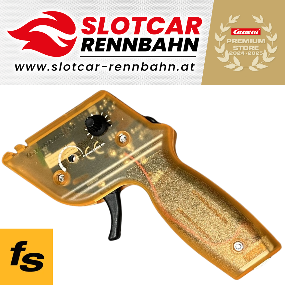 FKS003 88404 Frankenslot Speedflow Triple V3.18 ORANGE mit neuem Gehäuse - made by „Frankenslot“