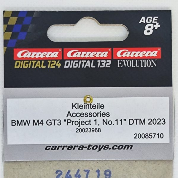 23968 Carrera D124 BMW M4 GT3 "Project, No11" DTM 2023-Bezeichnung