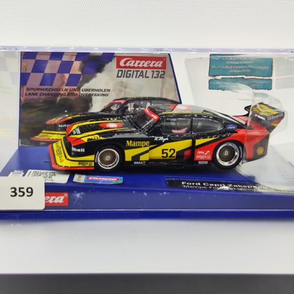 30954 Carrera Digital 132 - Ford Capri Zakspeed Turbo "Mampe-Ford-Zakspeed-Team, Nr. 52"