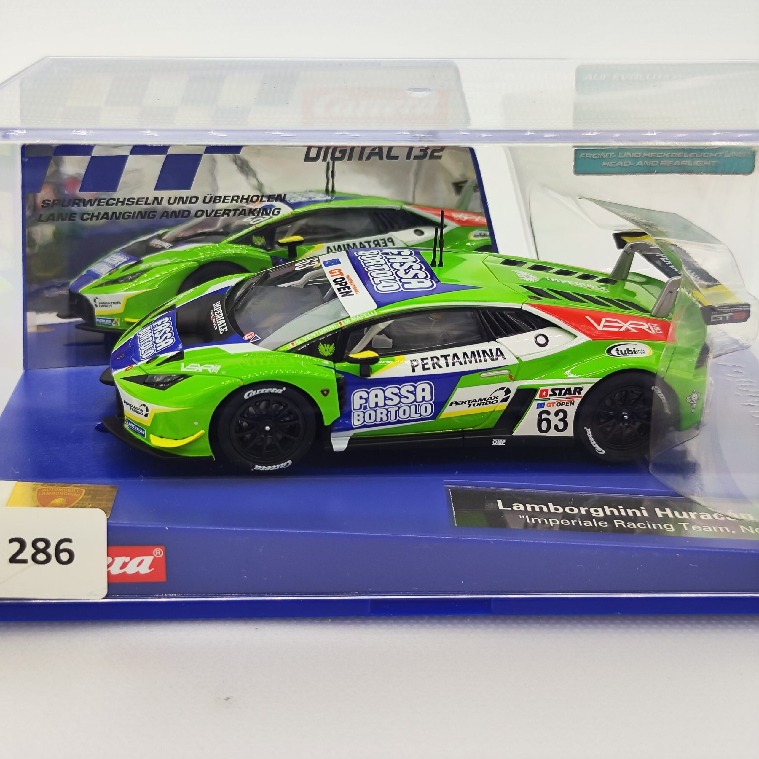 30864 Carrera Digital 132 - Lamborghini Huracan GT3 Imperiale Racing Team Nr. 63
