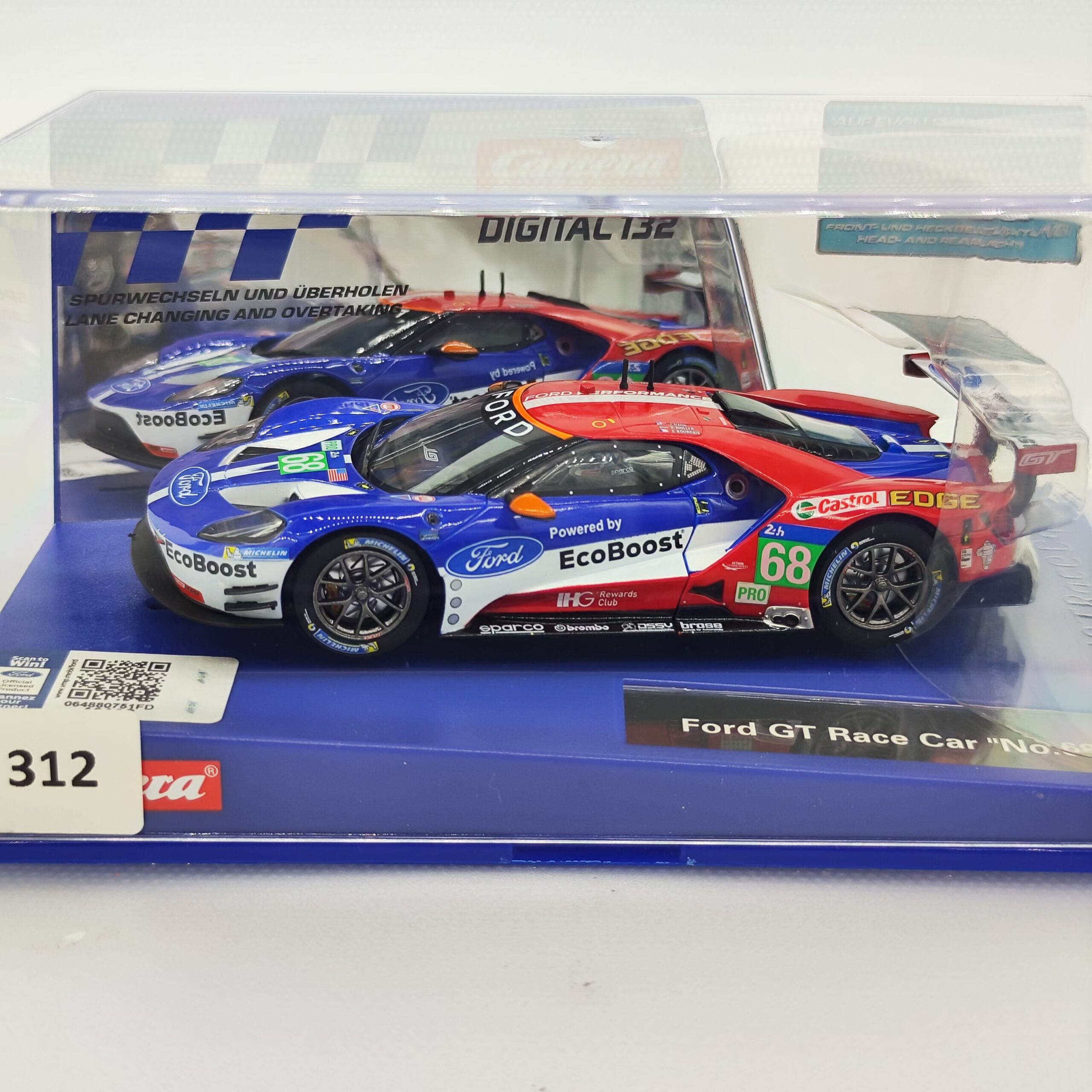 30771 Carrera Digital 132 - Ford GT Race Car Nr.68