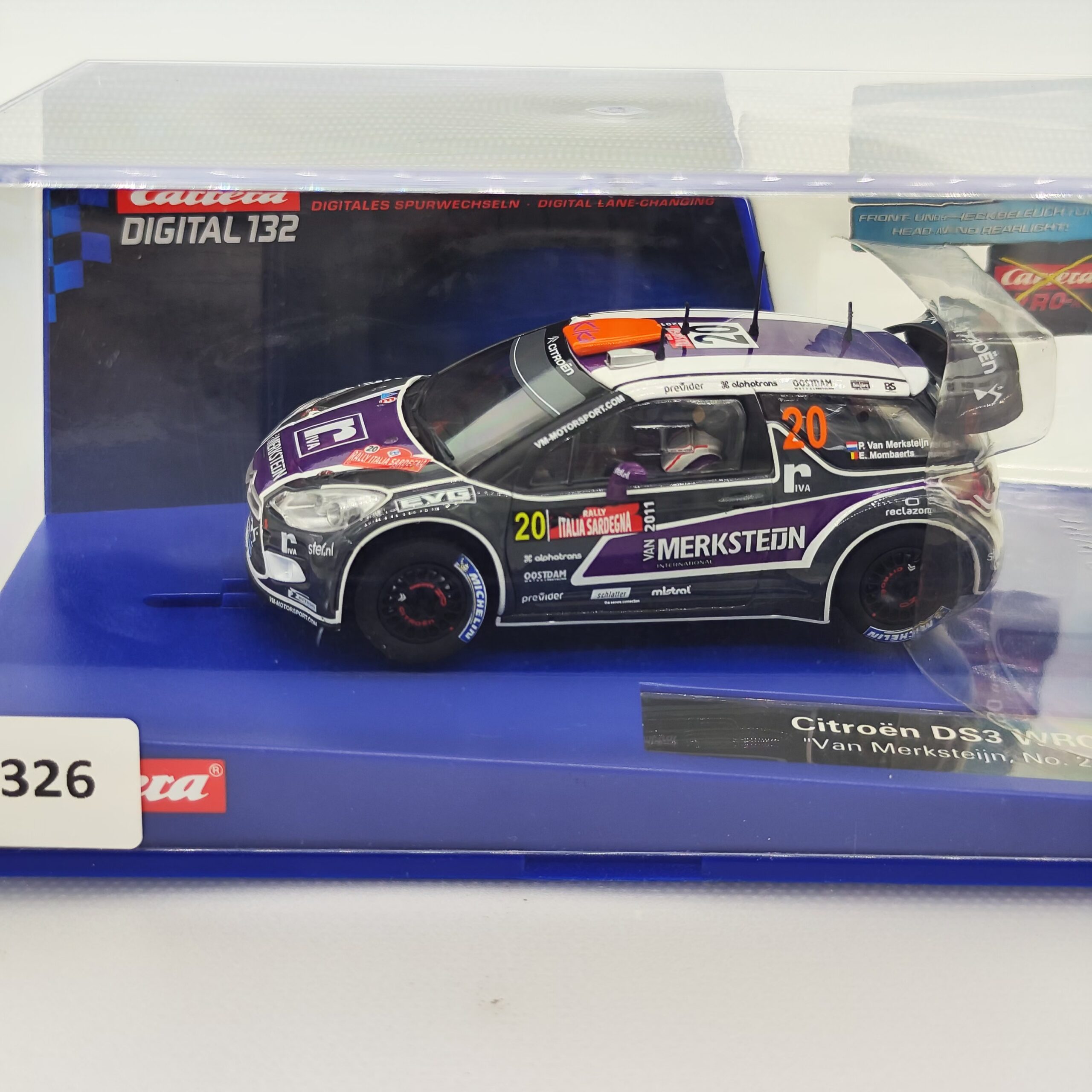 30617 Carrera Digital 132 - Citroen DS3 WRC Van Merksteijn Nr. 20
