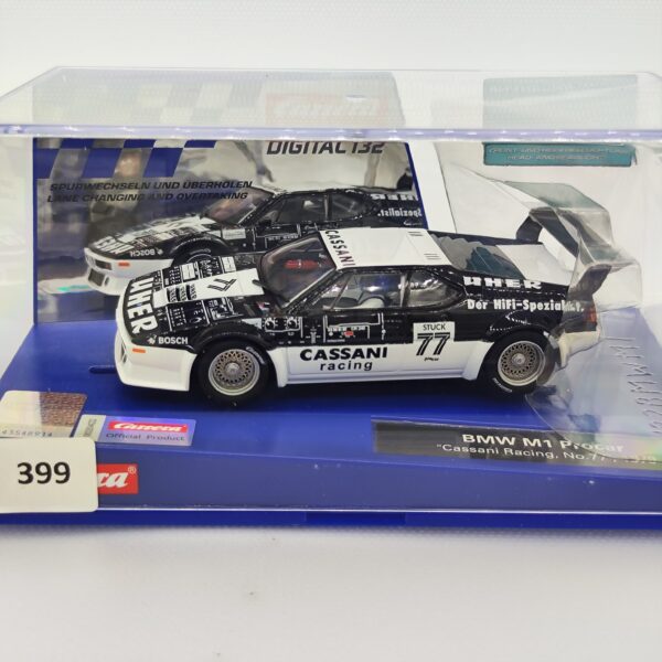 30886 Carrera Digital 132 - BMW M1 Procar Team Cassani Racing H.J. Stuck Hockenheim 1979 Nr.77