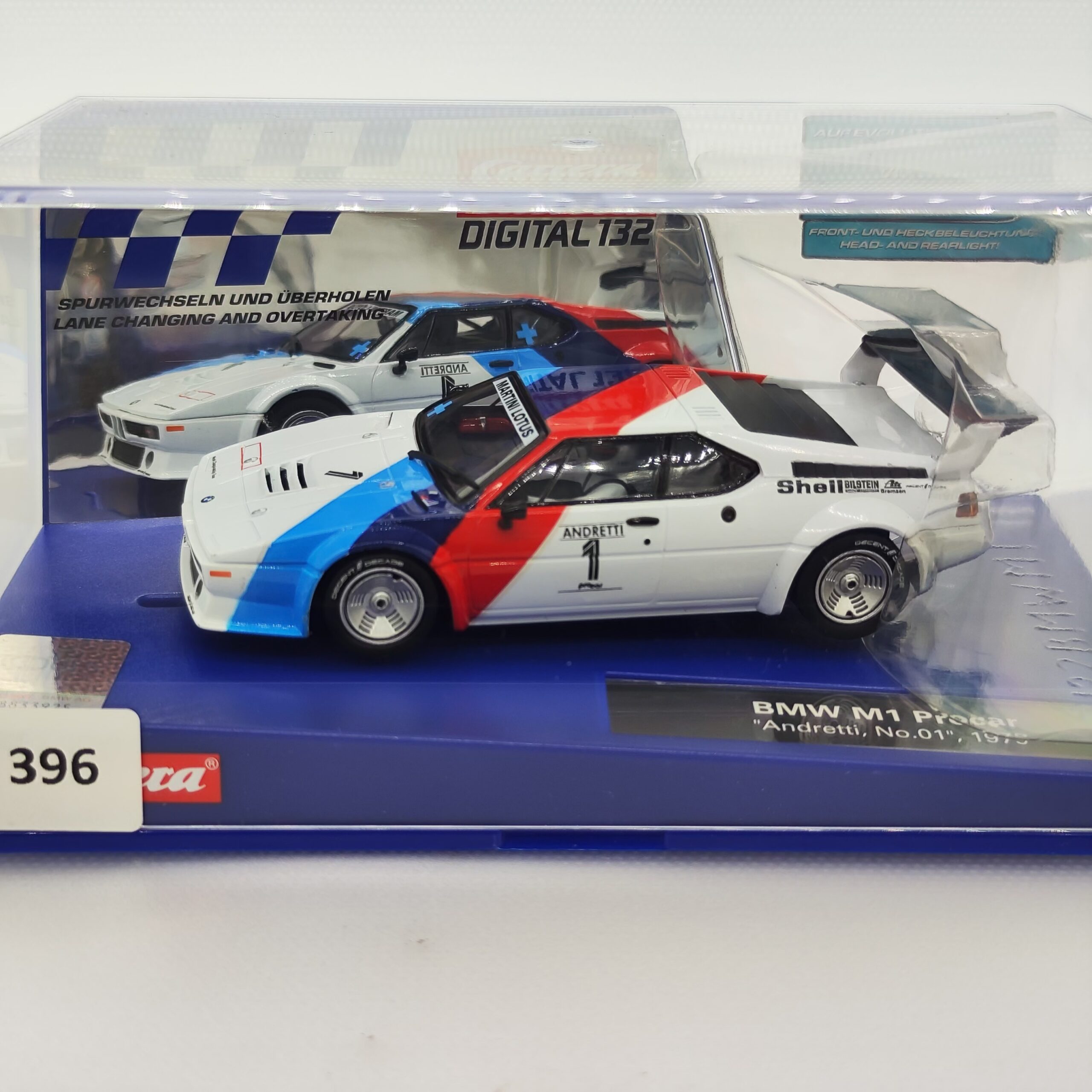 30814 Carrera Digital 132 - BMW M1 Procar Lotus Martini Mario Andretti Nr.1 1979