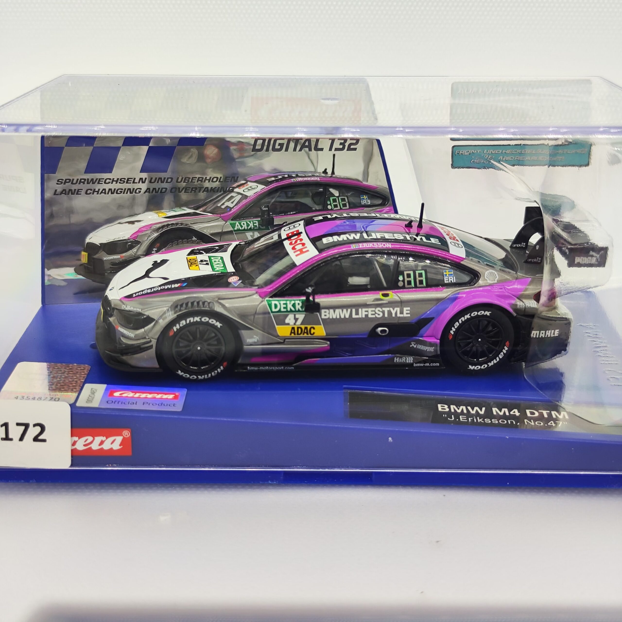 30882 Carrera Digital 132 - BMW M4 DTM Team RBM Joel Eriksson Nr.47