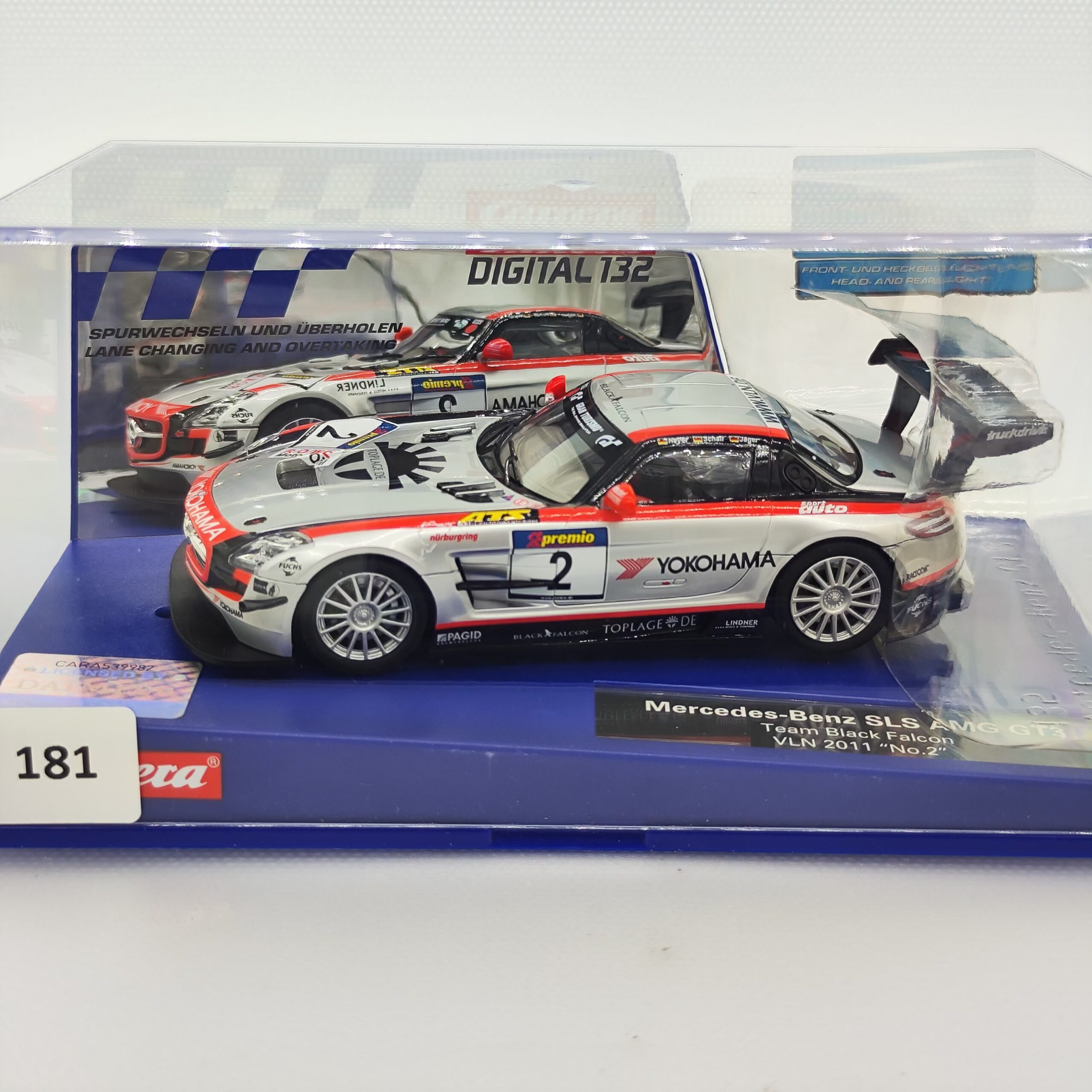 30551 Carrera Digital 132 - Mercedes-Benz SLS AMG GT3, Team Black Falcon Nr.2