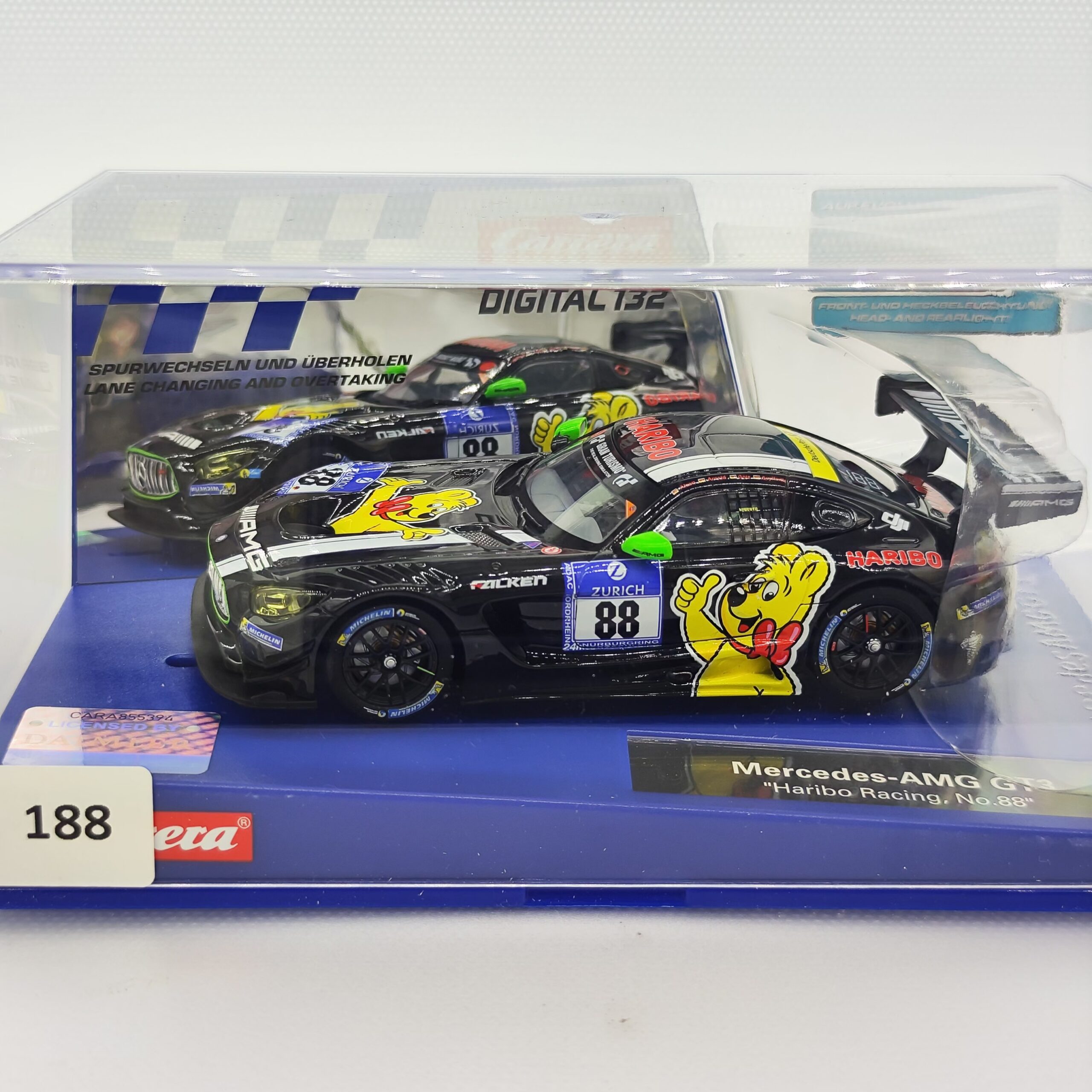 30782 Carrera Digital 132 - Mercedes-Benz SLS AMG GT3 Haribo Racing Team Nr.88 24h ADAC Zurich