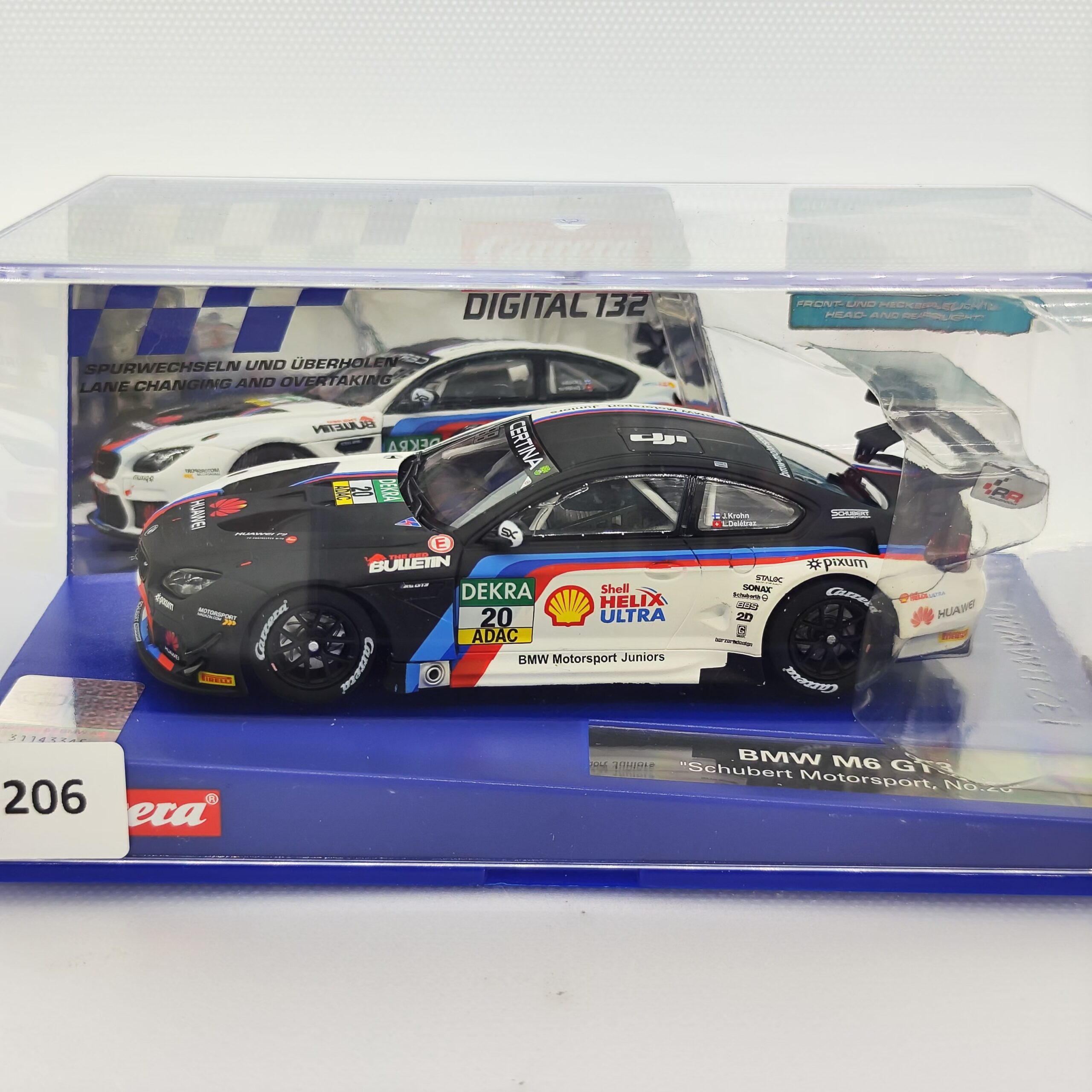 30810 Carrera Digital 132 - BMW M6 GT3 Team Schubert Motorsport Jesse Krohn & Louis Delétraz Nr.20