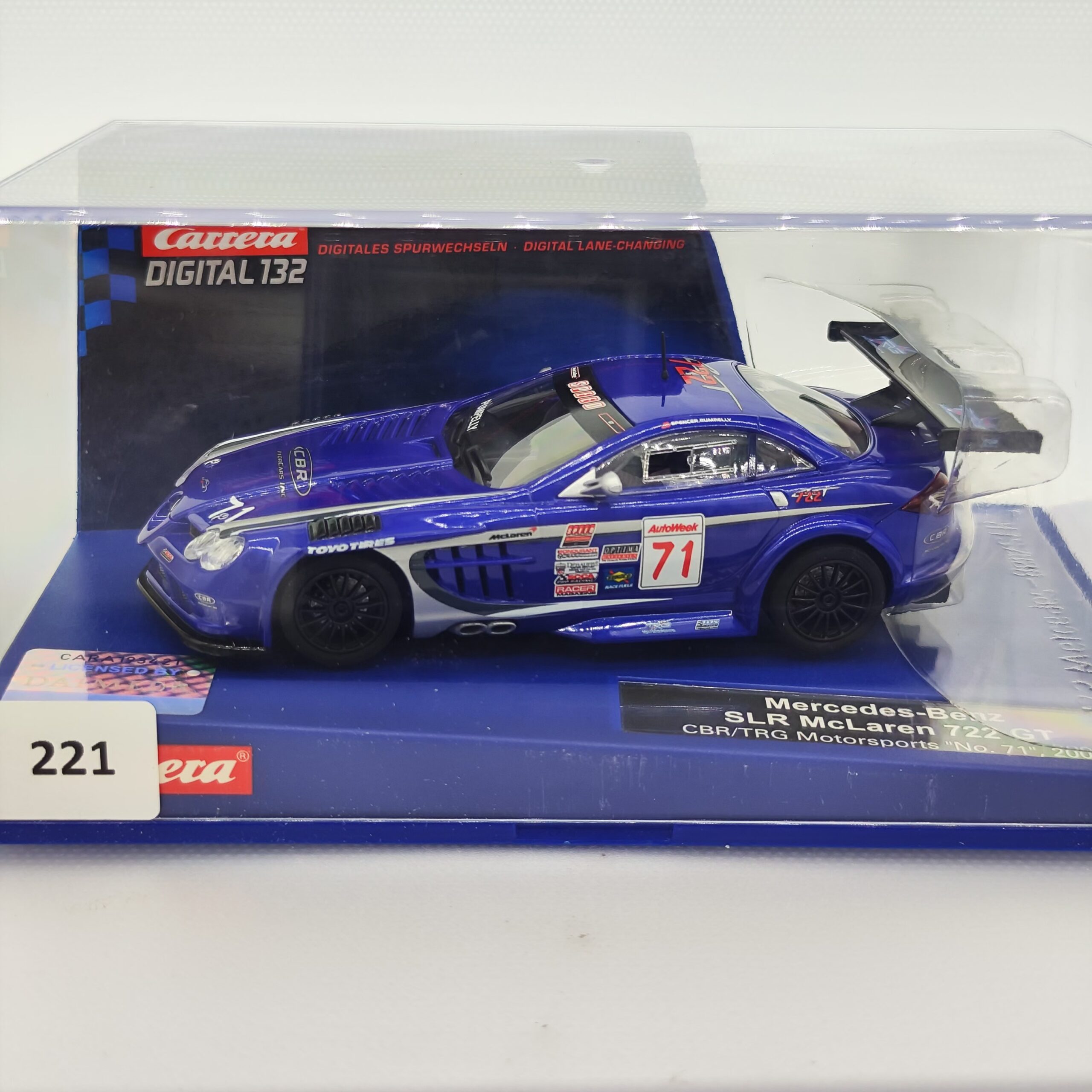 30567 Carrera Digital 132 - Mercedes-Benz SLR McLaren GT TRG Motorsports Nr.71 2009