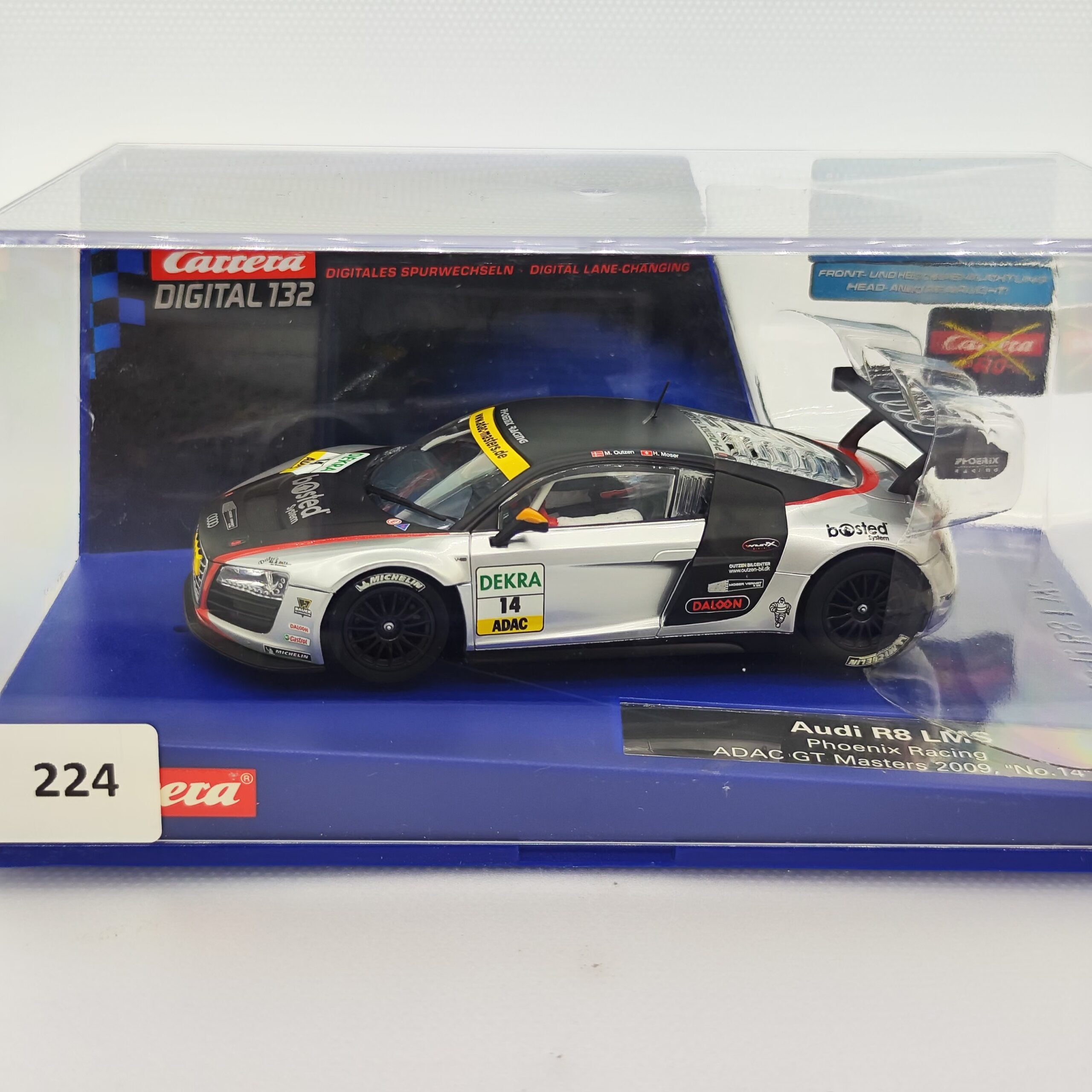 30570 Carrera Digital 132 - Audi R8 GT LMS Phoenix-Racing ADAC GT Masters 2009 Nr.14