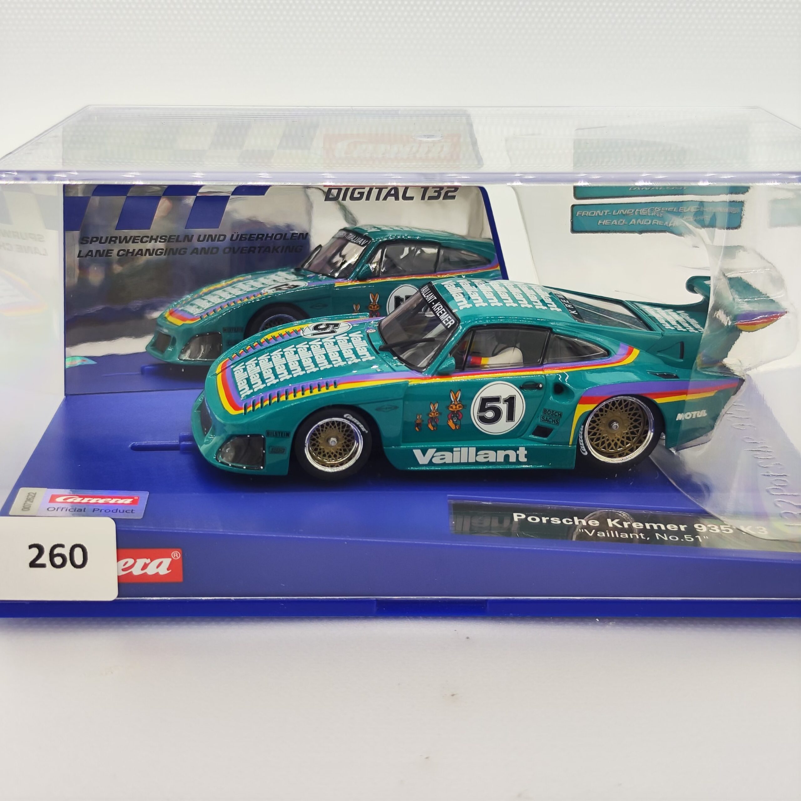 30898 Carrera Digital 132 - Porsche Kremer 935 K3 Vaillant Nr.51