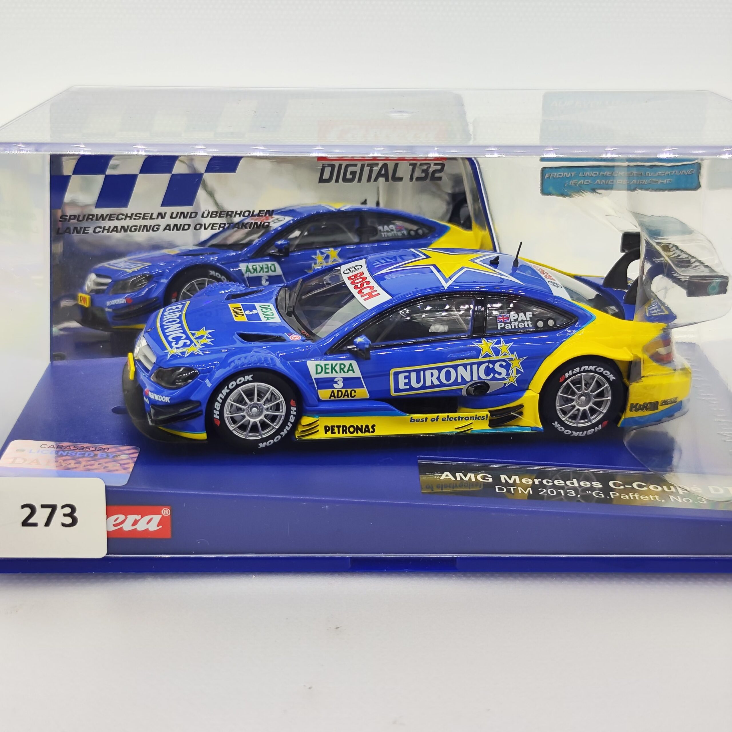 30675 Carrera Digital 132 - AMG Mercedes C-Coupe DTM G.Paffett Nr.3 2013