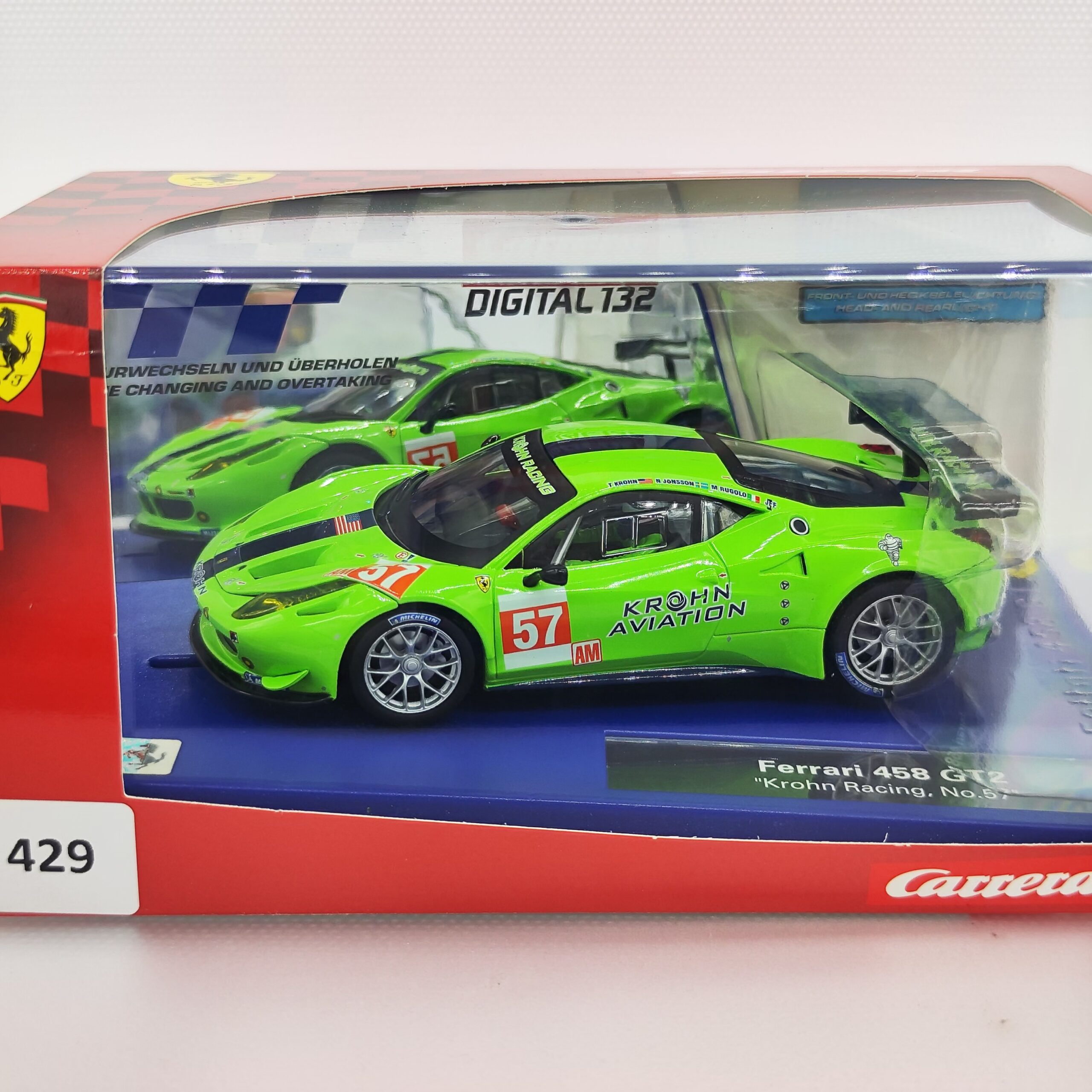 30678 Carrera Digital 132 - Ferrari 458 Italia GT2 Krohn Racing Nr.57