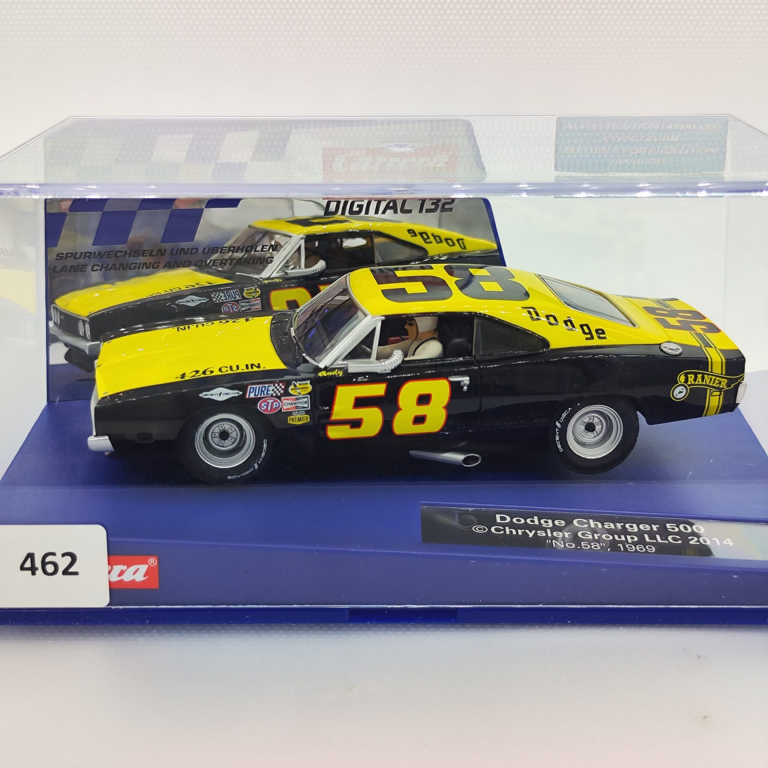 30686 Carrera Digital 132 - Dodge Charger 500 Andy Hampton Nr.58 Daytona 1969