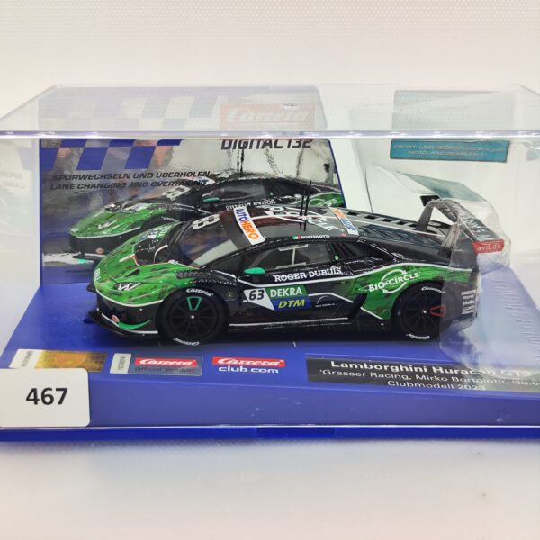 31090 Carrera Digital 132 - Lamborghini Huracán GT3 Grasser Racing Mirko Bortolotti Nr.63 Clubmodell 2023