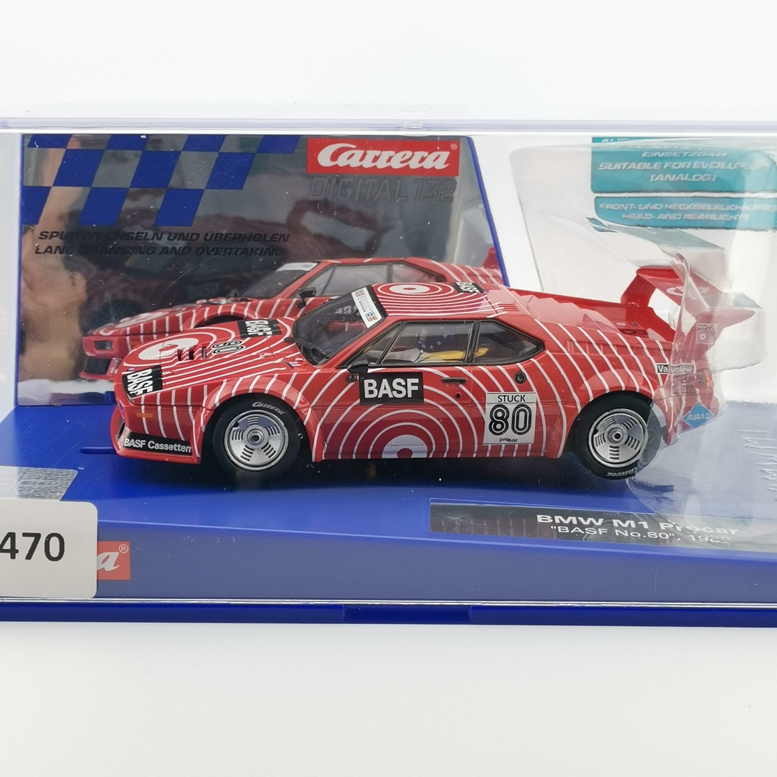 30829 Carrera Digital 132 - BMW M1 Procar BASF Nr.80 1980